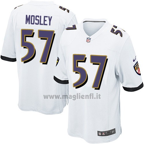 Maglia NFL Game Bambino Baltimore Ravens Mosley Bianco